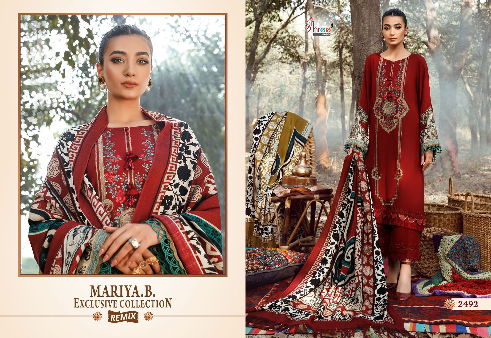 Mariya B Exclusive Collection By Shree Pakistani Suits Catalog